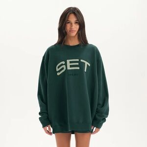 SET Staple Crewneck Nocturnal Medium